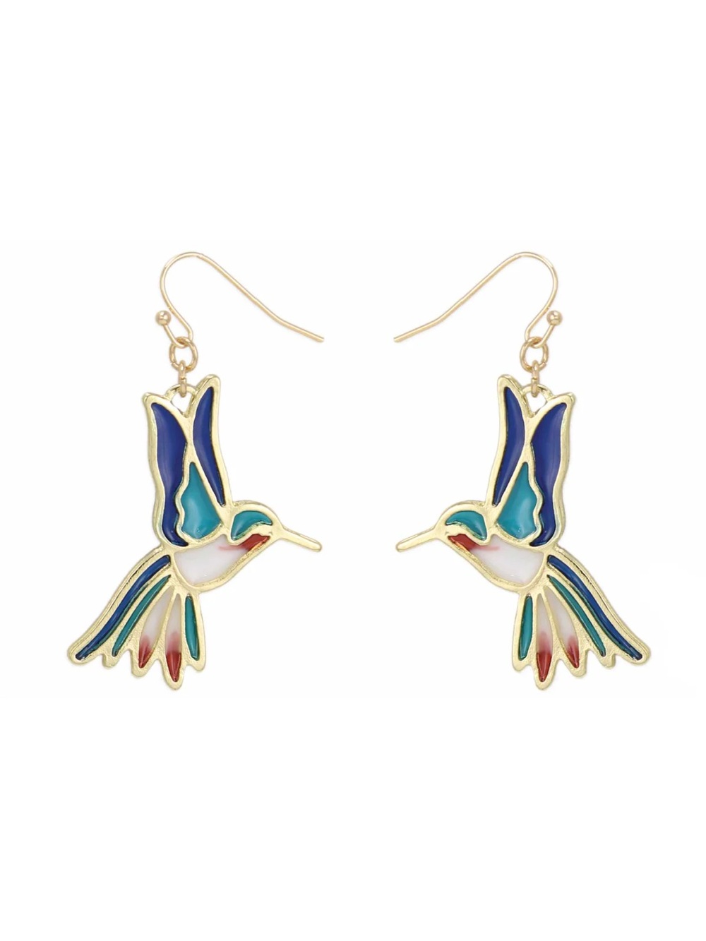Hummingbird Drop Earrings N2156